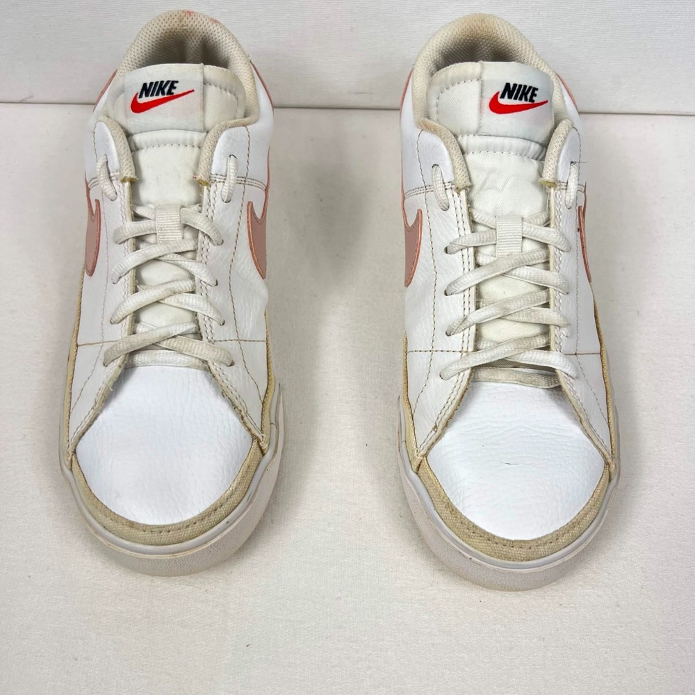 GUC Nike Court Legacy White Rose Whisper Sneaker Woman's Size 9 - Picture 2 of 13